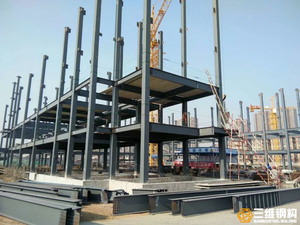 山东ob体育登录公司建造的上海舜元科创园钢结构工程